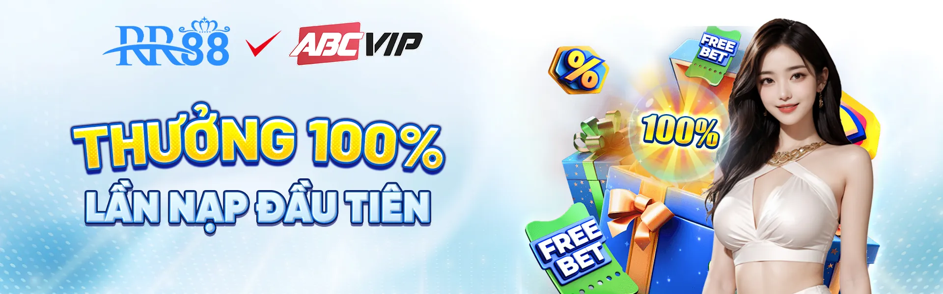 thưởng 100% lần nạp đầu tiên tại RR88